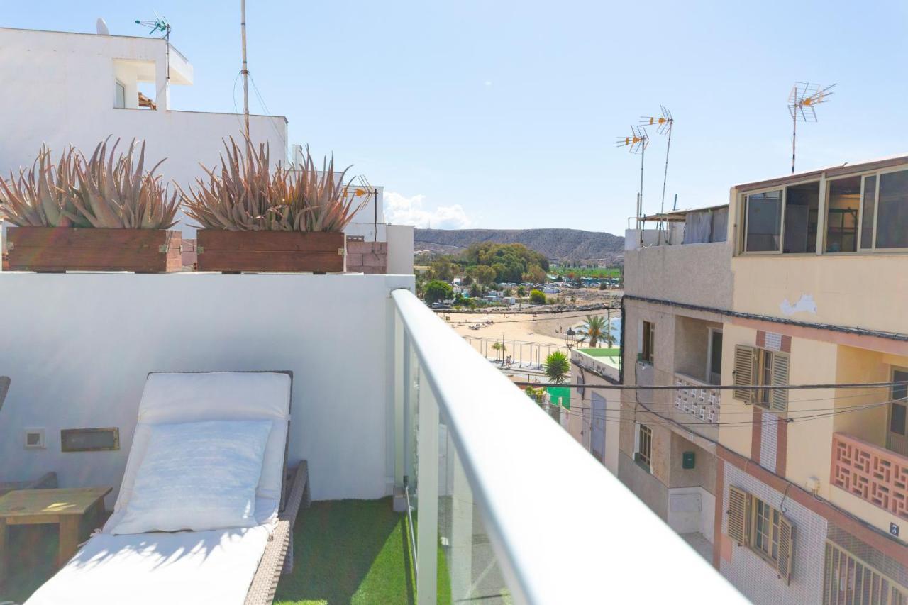 Cozy And Sea Views Private Terrace Apartment La Playa de Arguineguín Exteriör bild