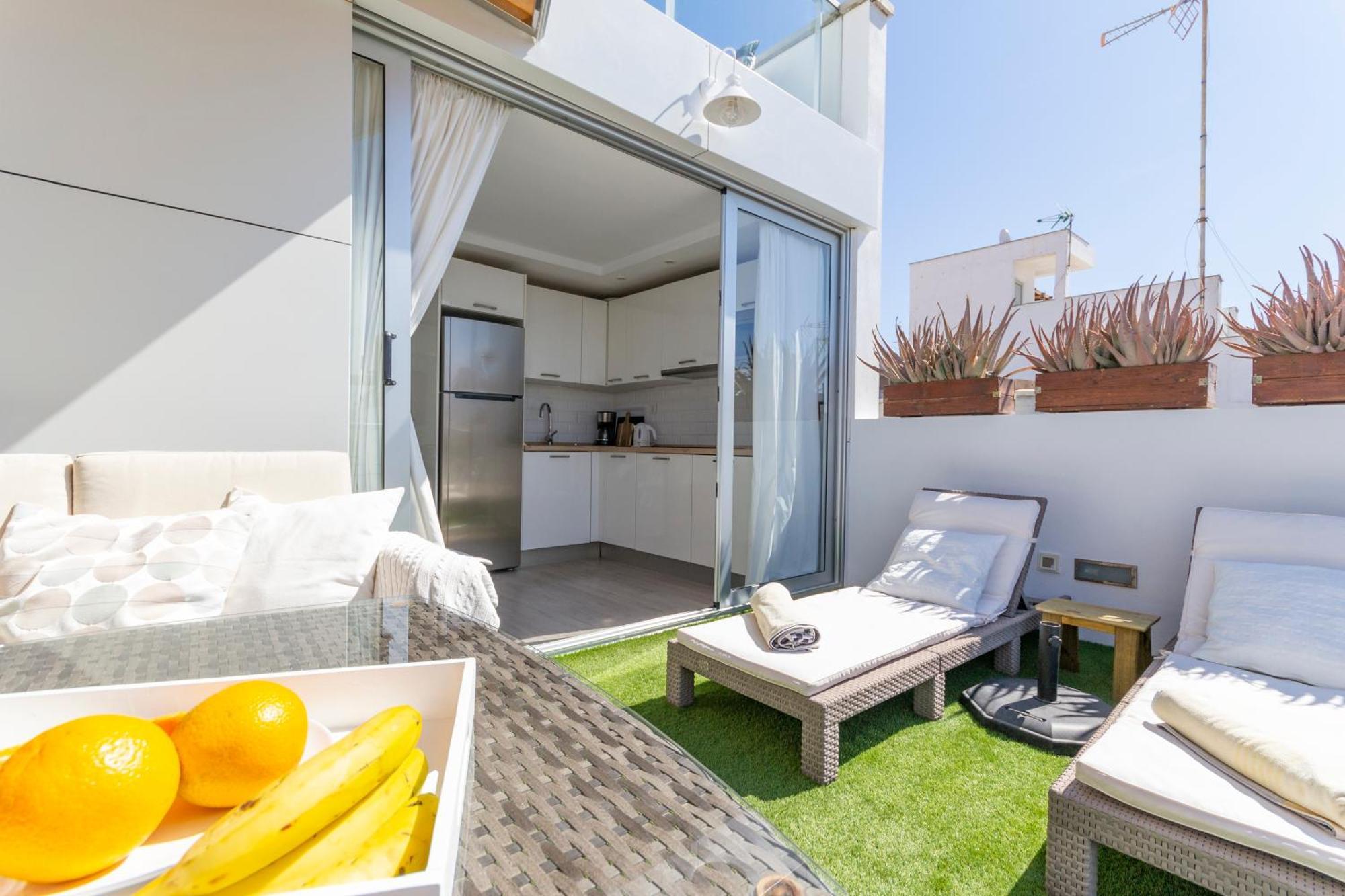 Cozy And Sea Views Private Terrace Apartment La Playa de Arguineguín Exteriör bild